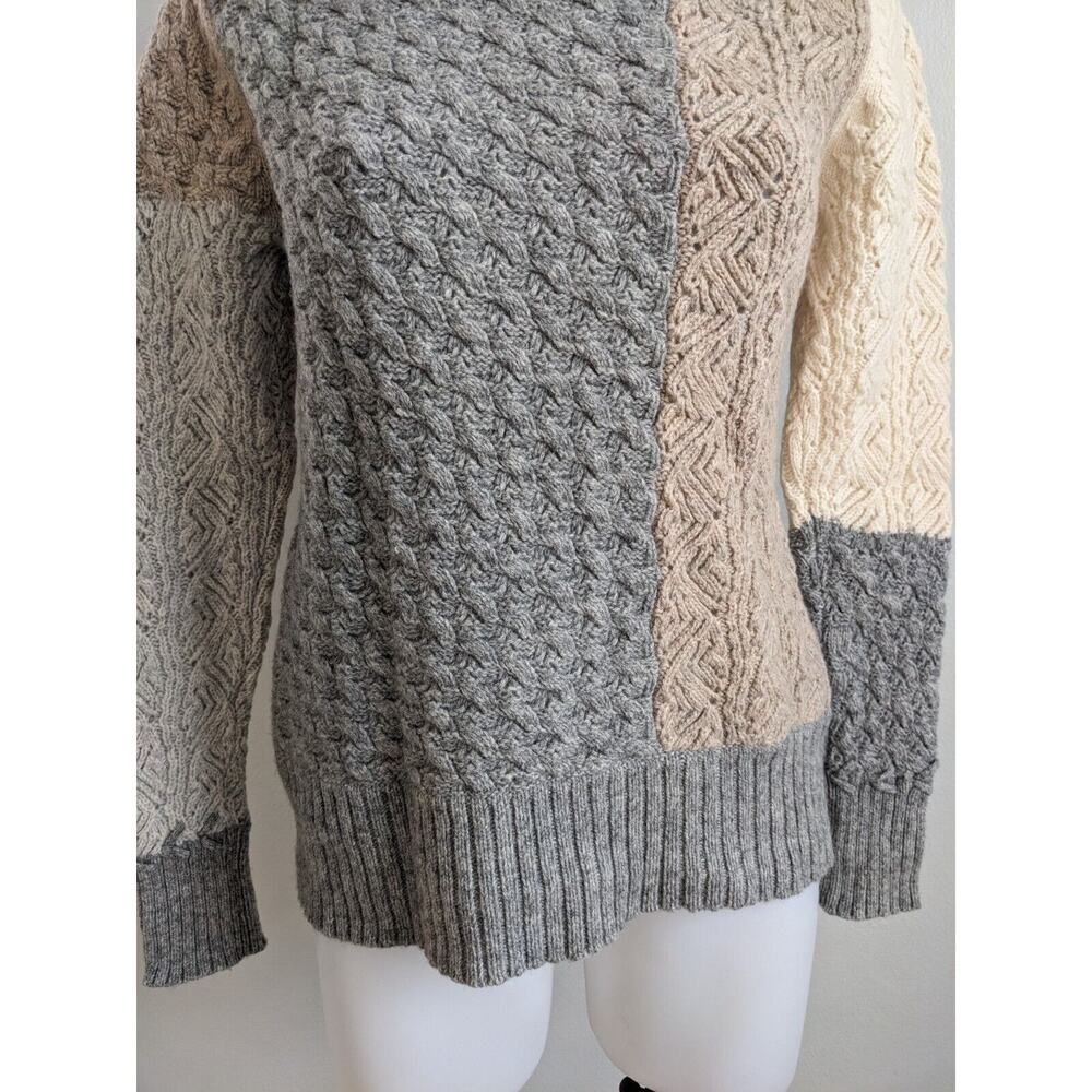 Sundance Size Medium Lambswool Patchwork Saco Swe… - image 3